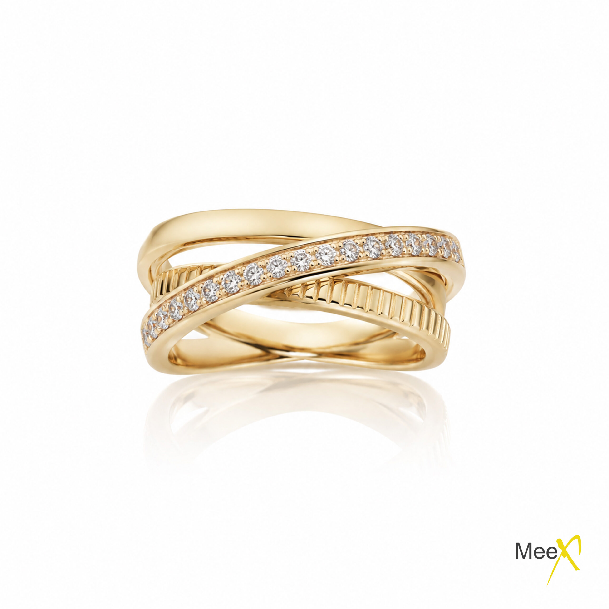 Bague 3 anneaux or jaune
